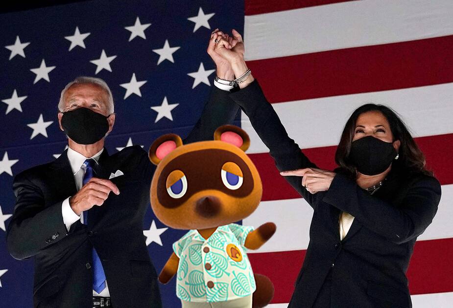 Image principale de l'article Joe Biden débarque dans Animal Crossing