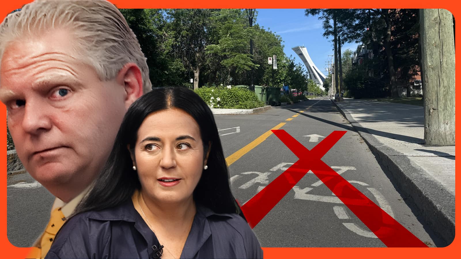 Retrait de pistes cyclables à Toronto : Montréal pourrait-elle subir le même sort?
