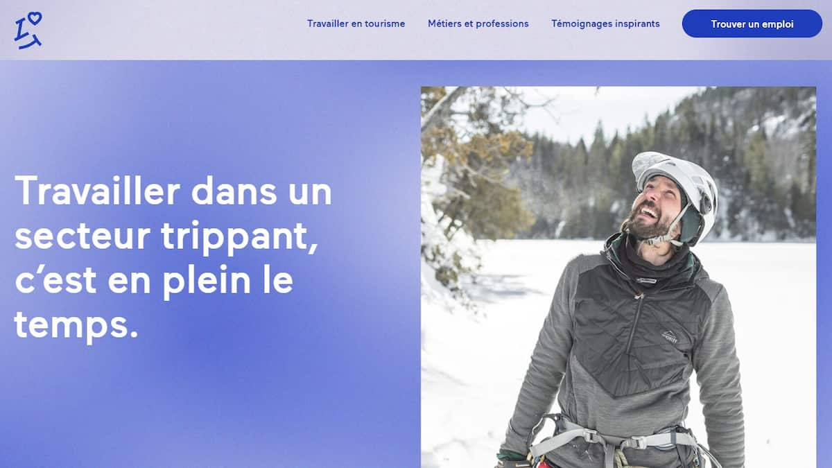 Une plateforme web pour promouvoir les emplois en tourisme