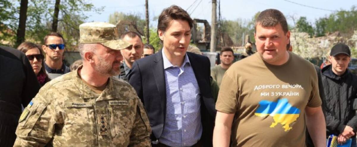 Visite surprise de Justin Trudeau en Ukraine