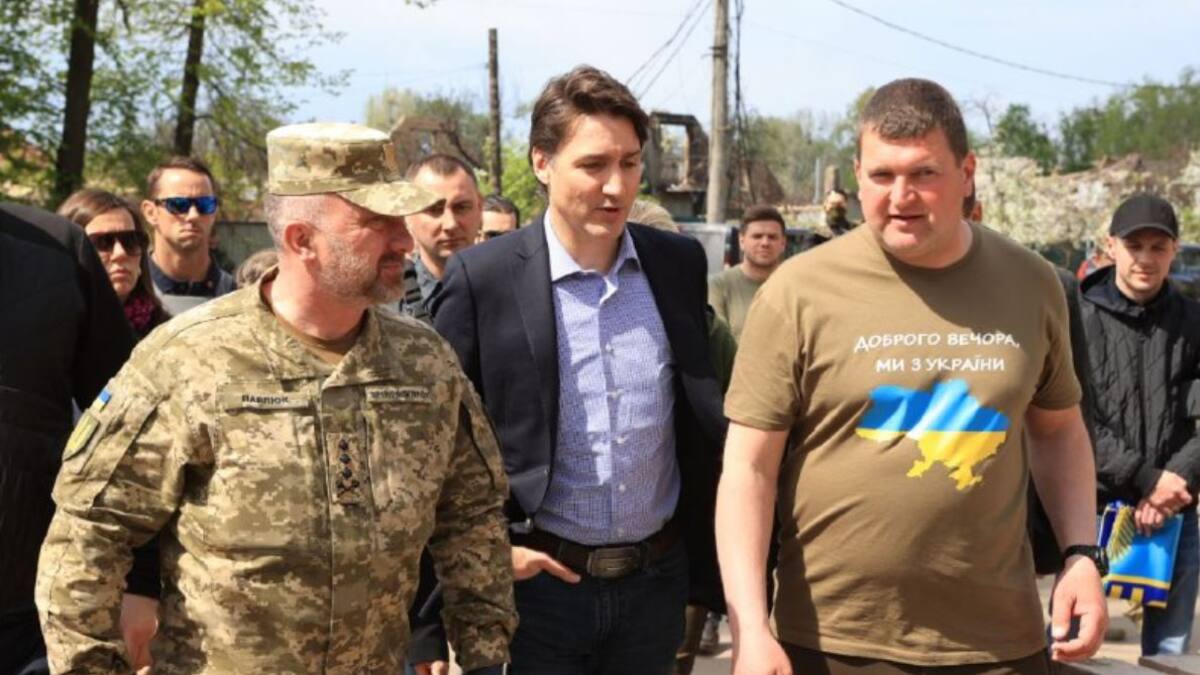 Visite surprise de Justin Trudeau en Ukraine