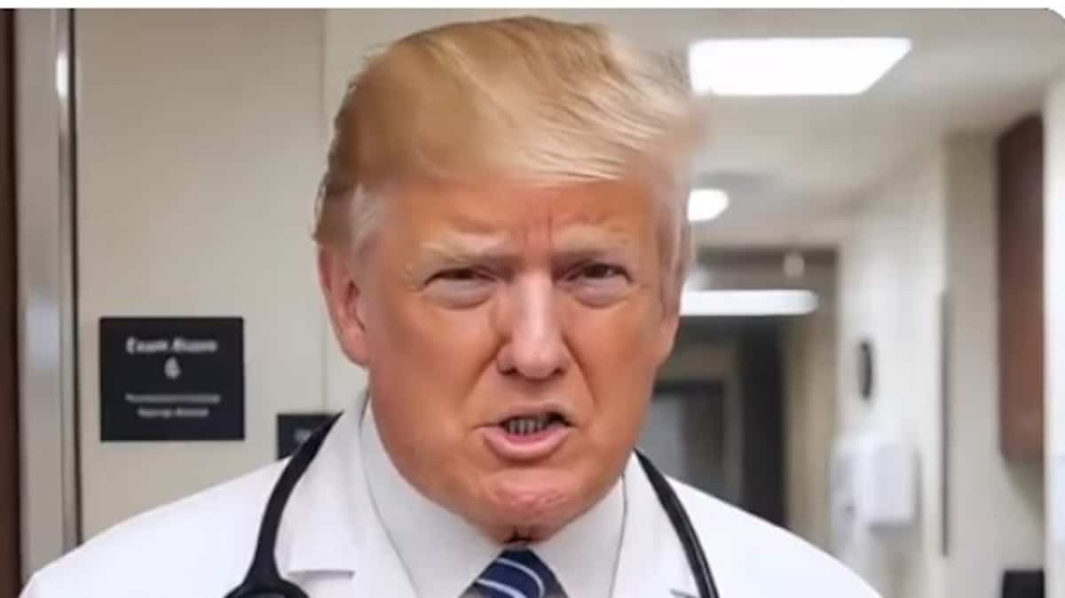 Donald Trump releases AI video of himself as a doctor diagnosing celebrities Donald Trump releases AI video of himself as a doctor diagnosing celebrities