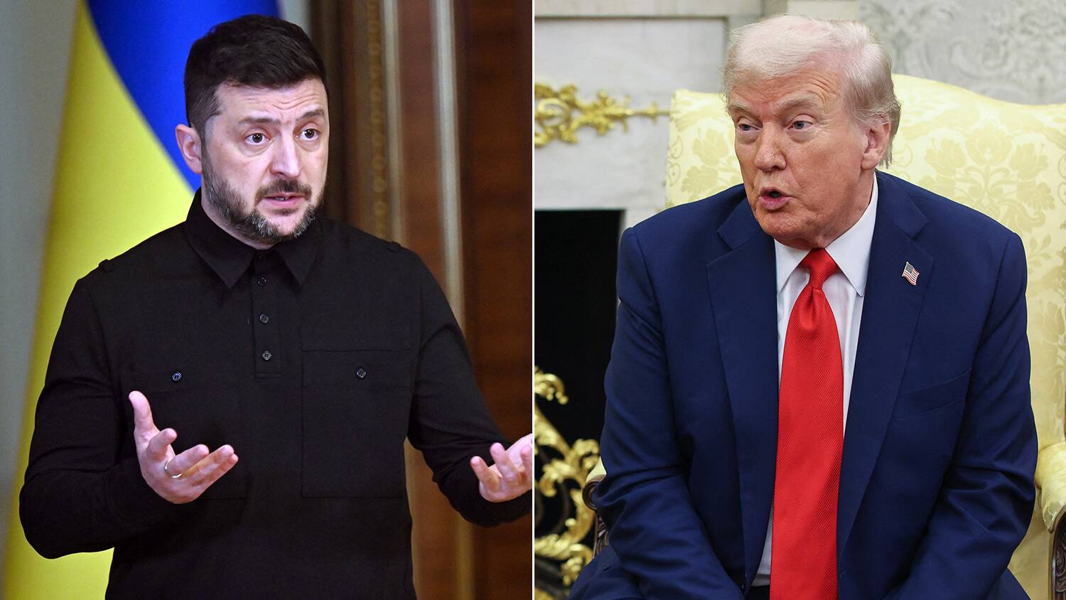 Trump re&ccedil;oit Zelensky apr&egrave;s avoir relanc&eacute; son dialogue avec Poutine