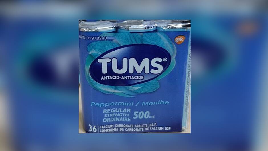 Rappel de comprimés antiacide TUMS | TVA Nouvelles