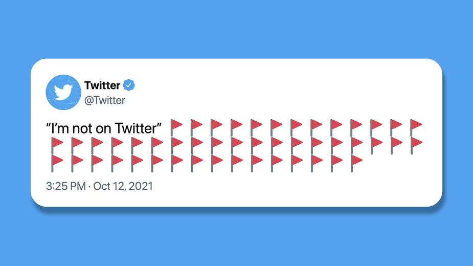 Image principale de l'article Drapeaux rouges sur Twitter: voici pourquoi