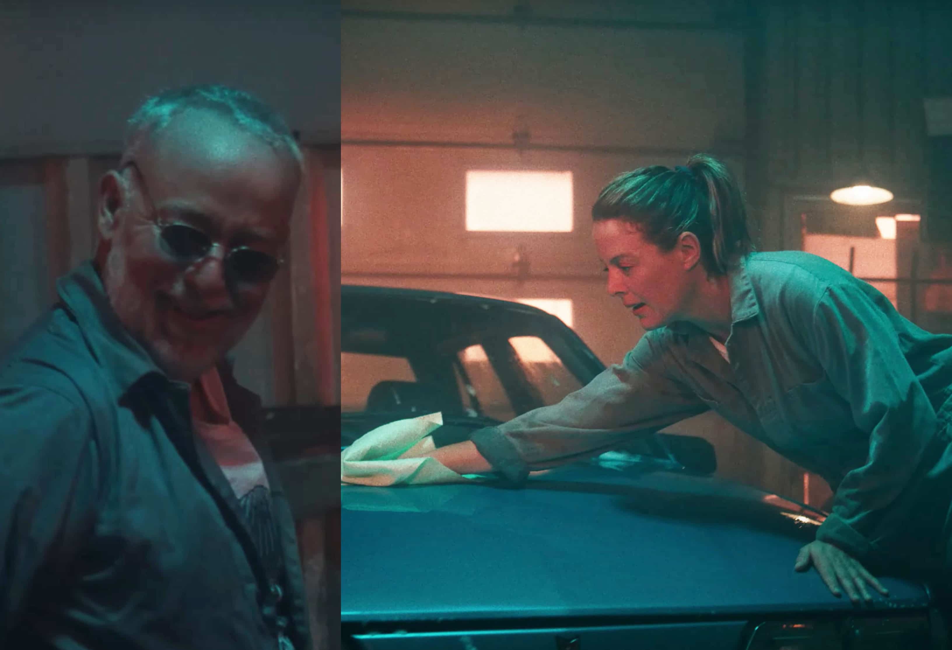 Guy Jodoin et Julie Le Breton dans un clip