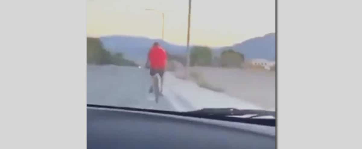 Las Vegas: un ado filme le meurtre d’un cycliste