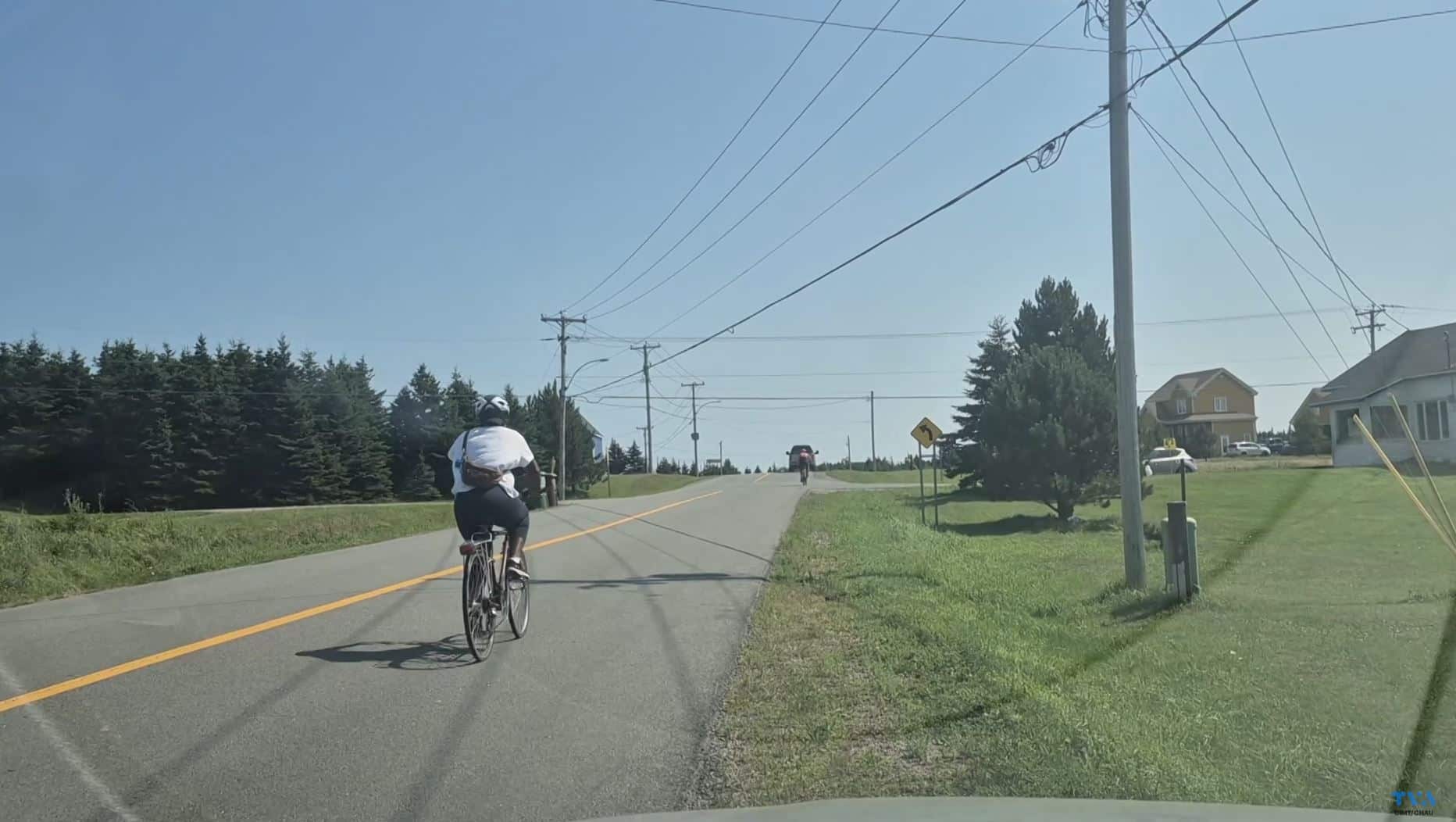 Les cyclistes «se lancent dans les poubelles»: comportements «dangereux» des automobilistes aux Îles-de-la-Madeleine