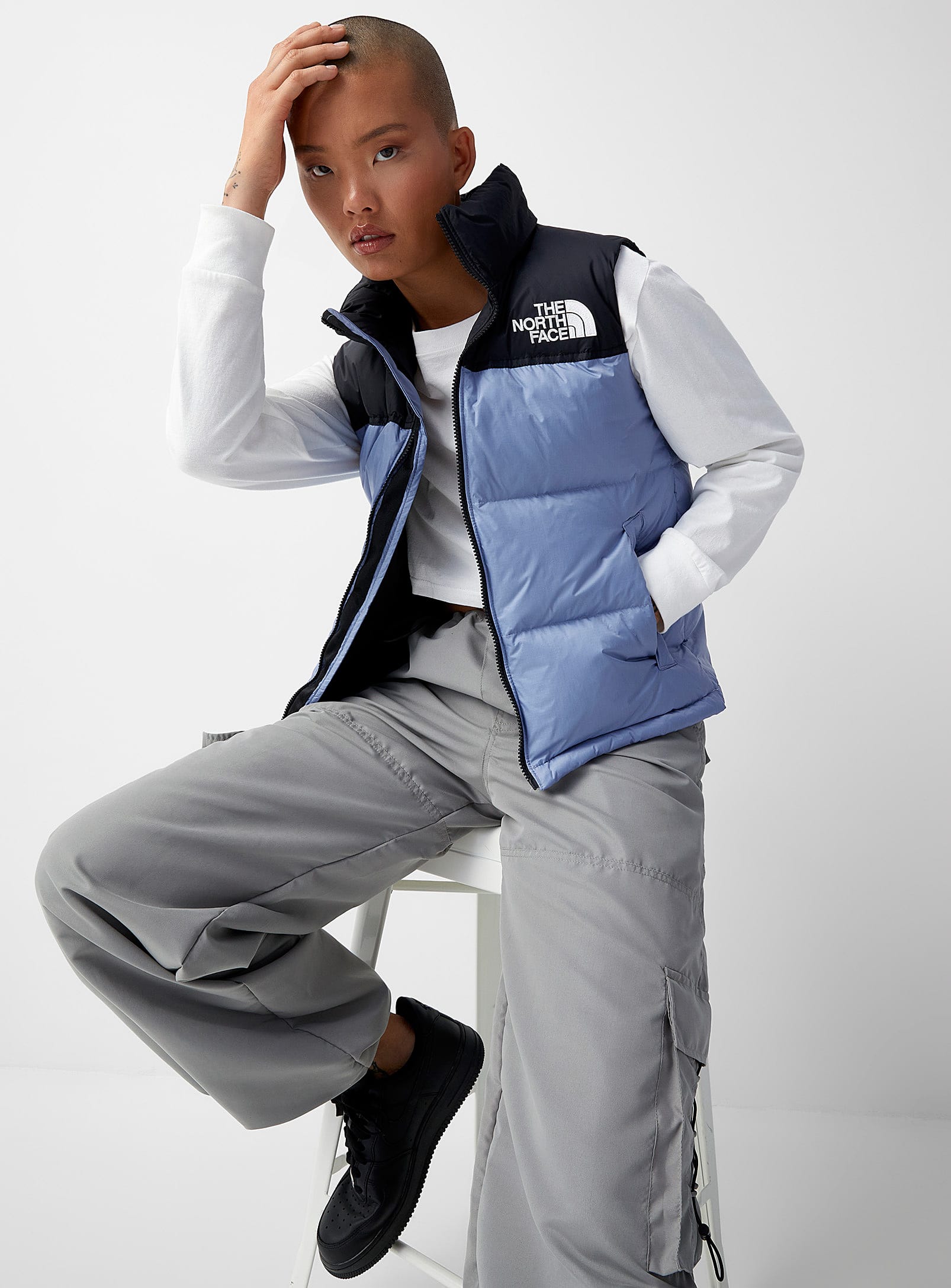 Ce manteau puffer North Face ador?� des stars est au m?�garabais en ce moment | billie