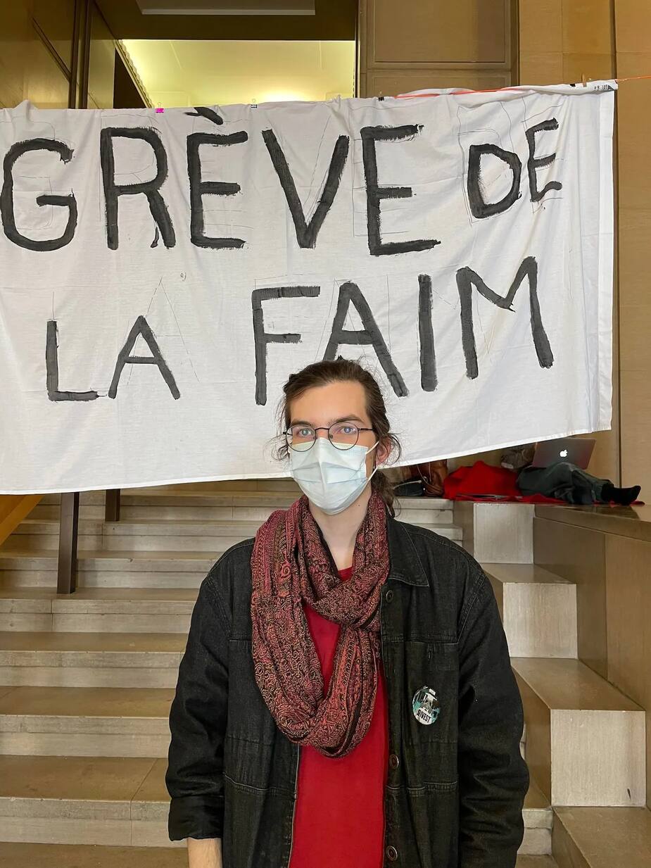 Image principale de l'article Un gréviste de la faim de l'UdeM hospitalisé