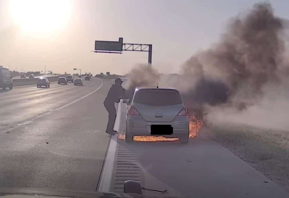 Texas Police Officer Rescues Driver from Burning Vehicle - News Directory 3