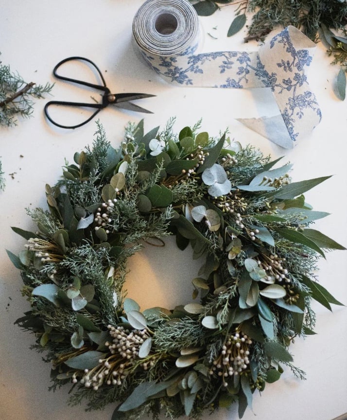 Confection de couronne de Noël : où aller