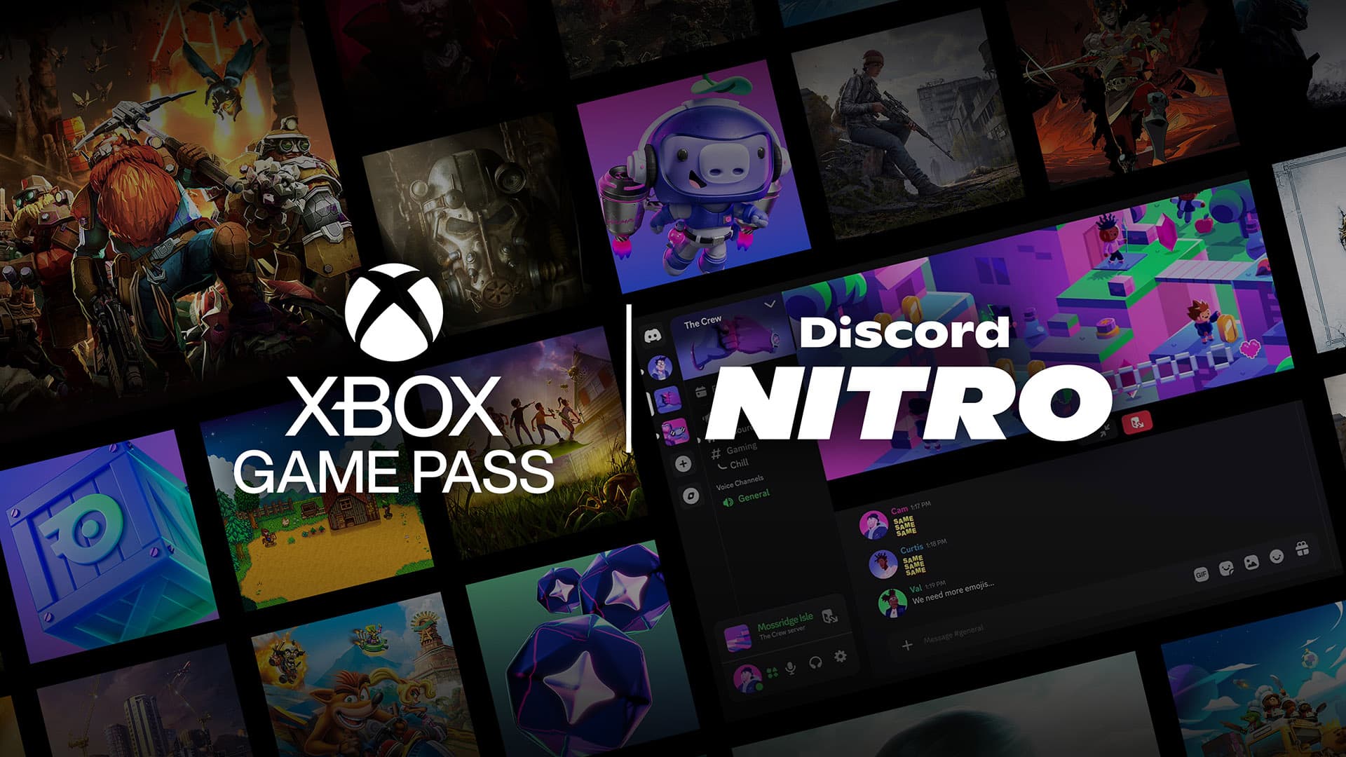 Xbox Game Pass s’invite dans Discord Nitro avec un nouveau forfait