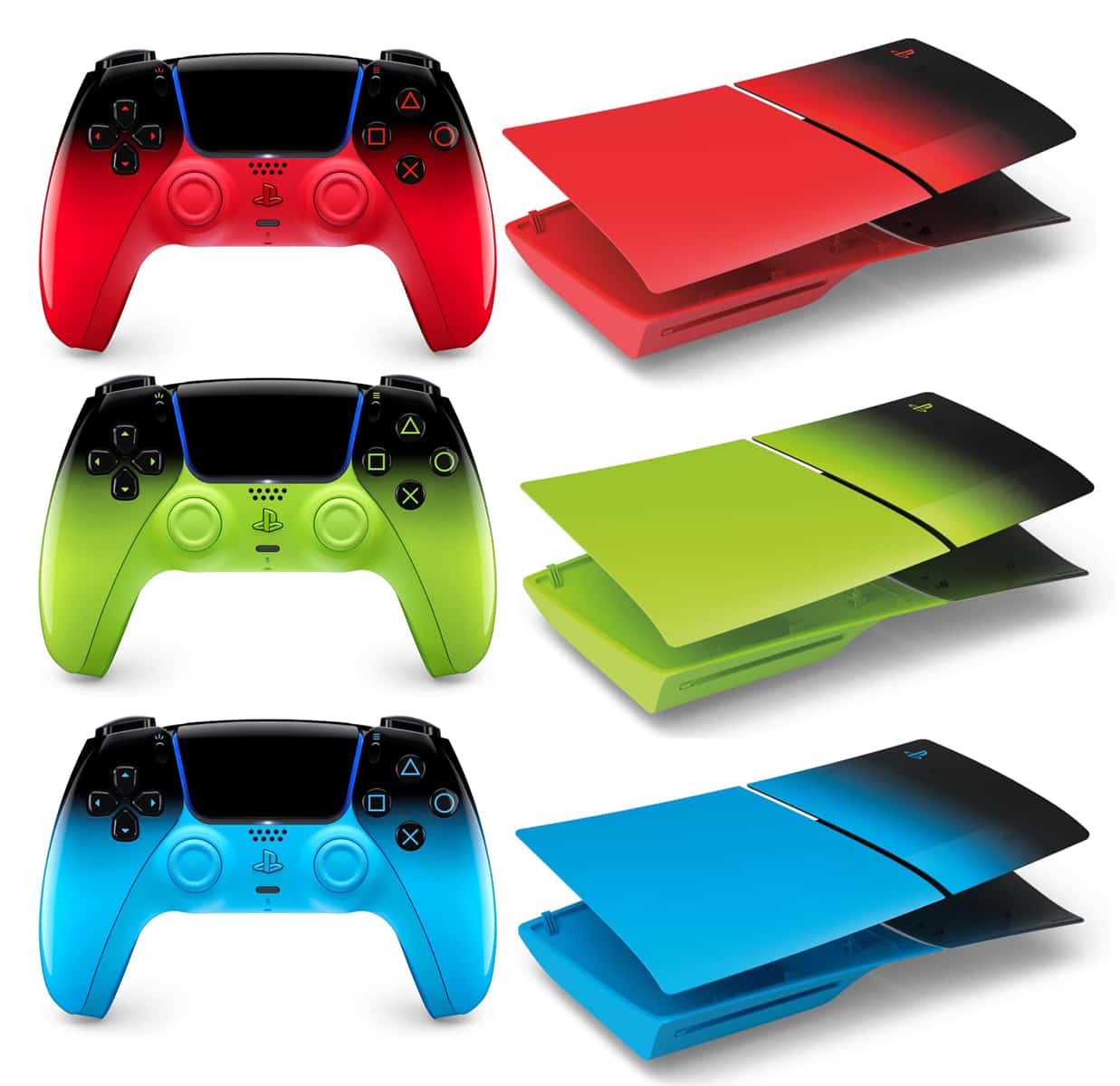 Manette sans fil Sony PS5 DualSense - Face avant chromée Goud personnalisée