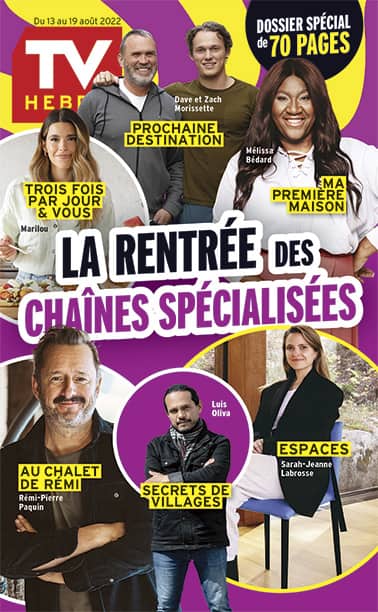 Couverture du magazine TV Hebdo