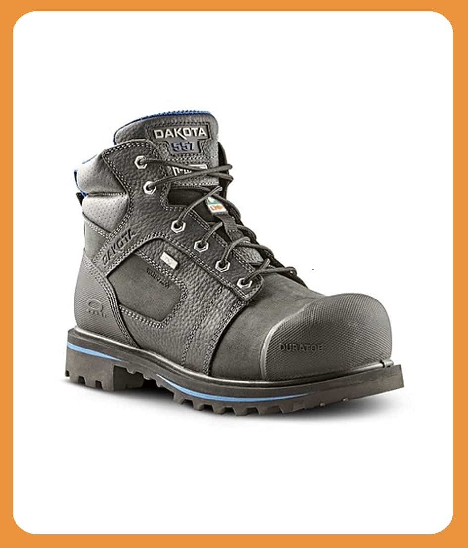 Bottes De Sécurité Dakota Bout Acier Marron Taille 11 Homme - Légèrement Utilisées