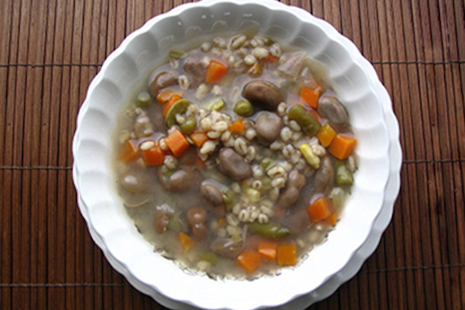 Soupe aux gourganes à la Claude Recettes du Québec Soupe aux gourganes à la Claude Recettes du Québec