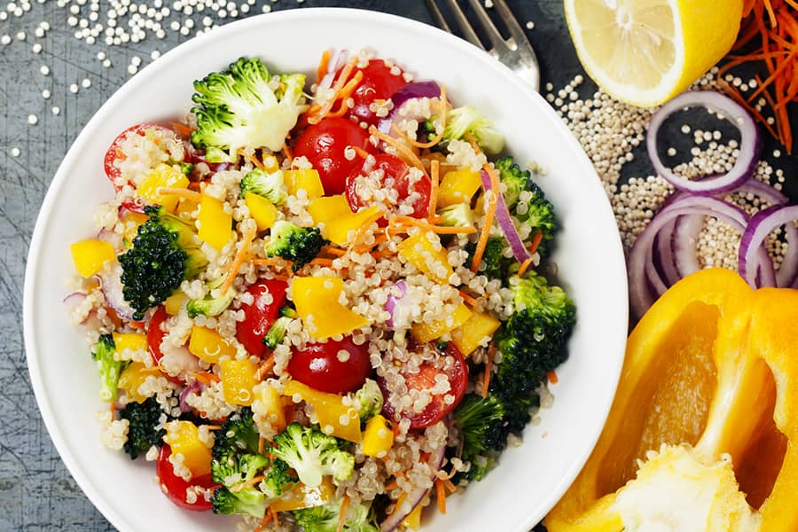La salade de quinoa Recettes du Québec