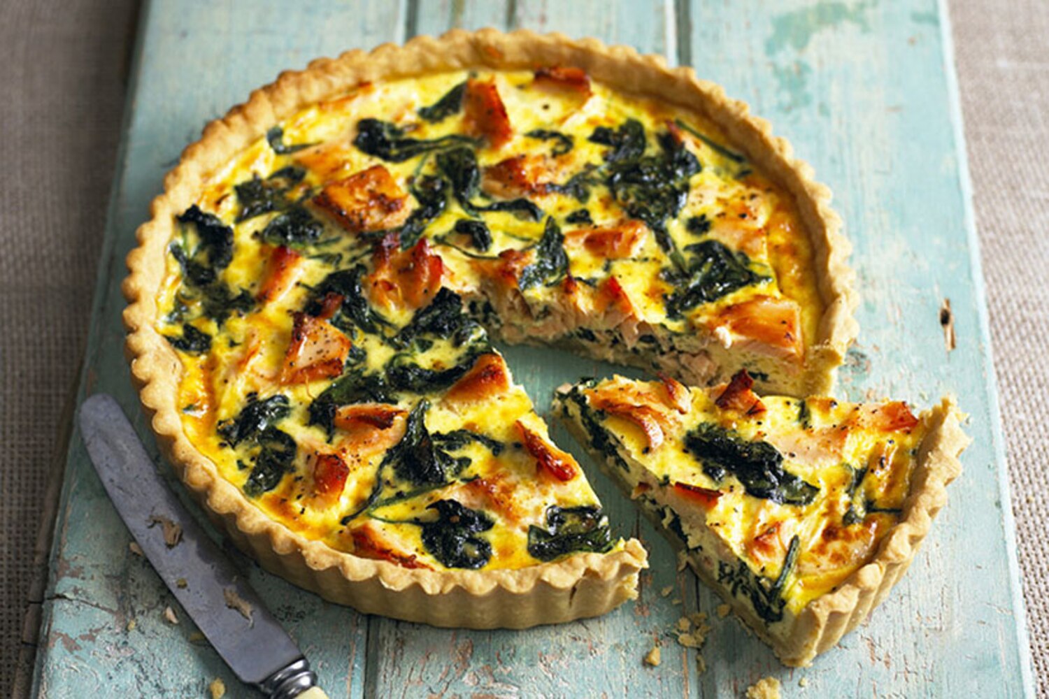 Quiche aux épinards et au jambon Recettes du Québec