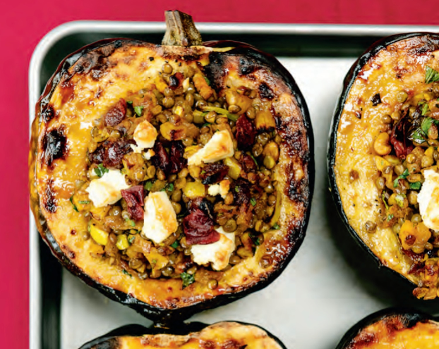 Mary Berg's CURRIED LENTIL STUFFED SQUASH | Style at Home