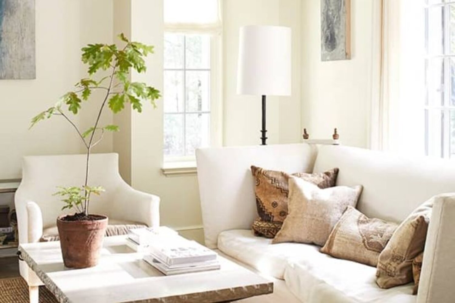 Image showcasing 8 Soft & Elegant Paint Colours For Your Living Room | Style at Home