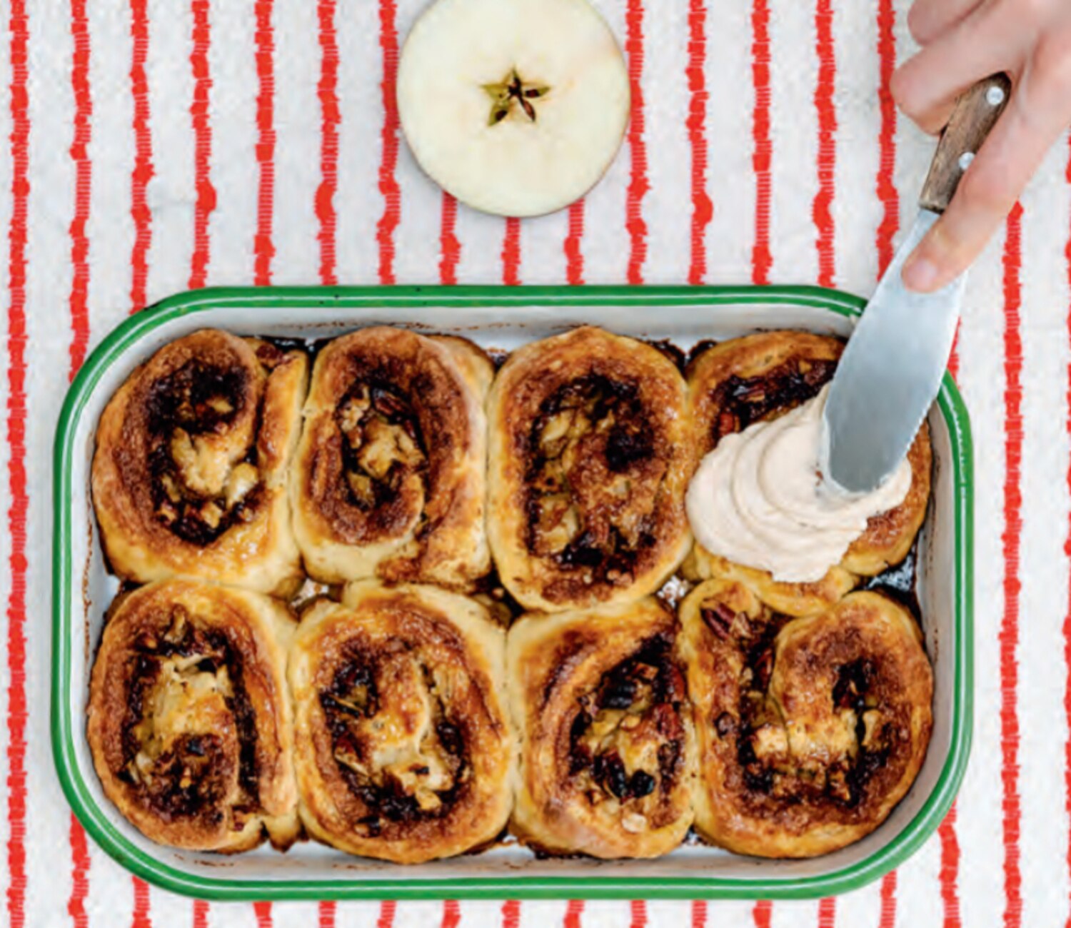 Mary Berg's APPLE CINNAMON BISCUIT BUNS Style at Home