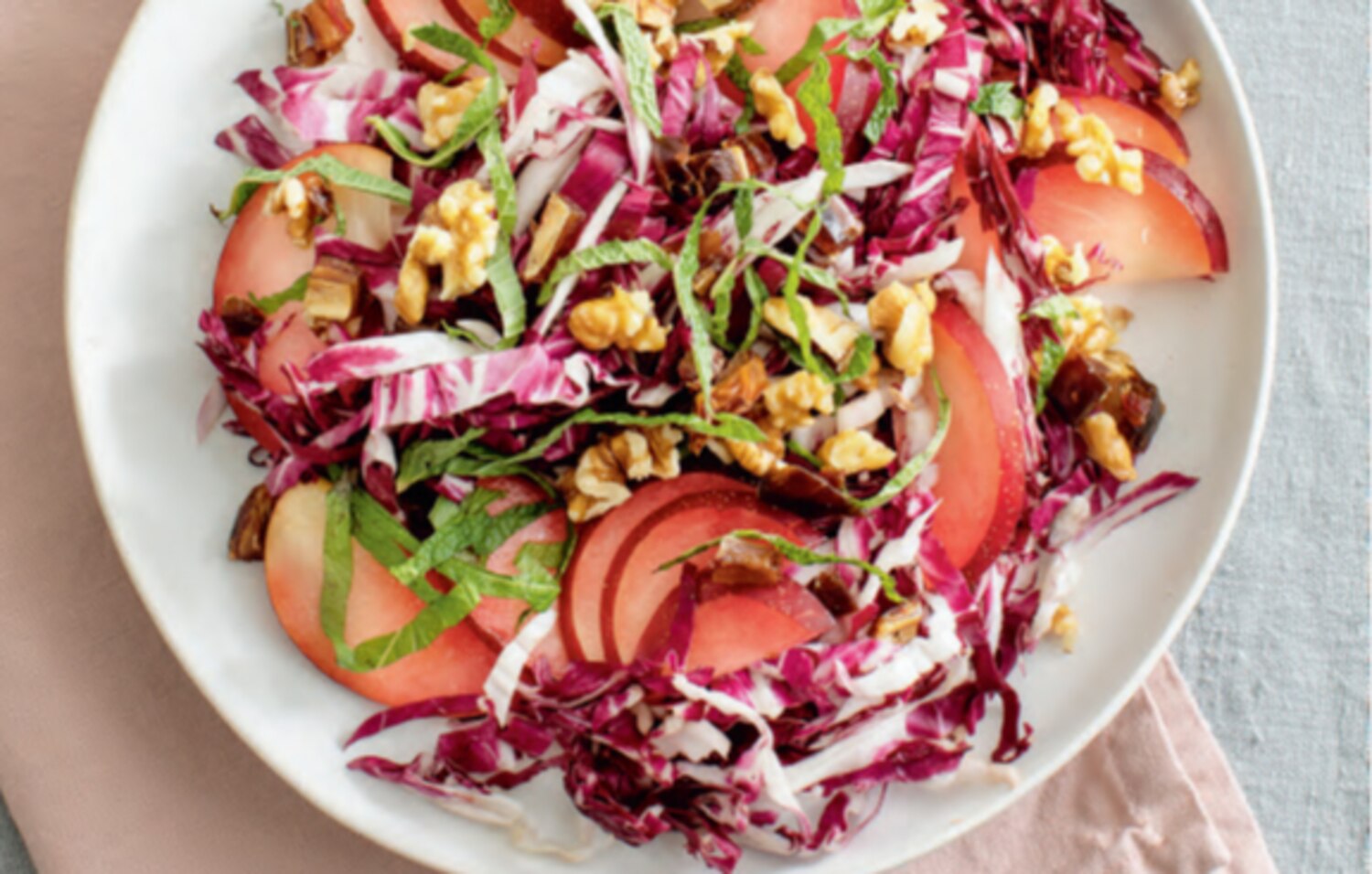 Plum And Radicchio Salad | Style at Home