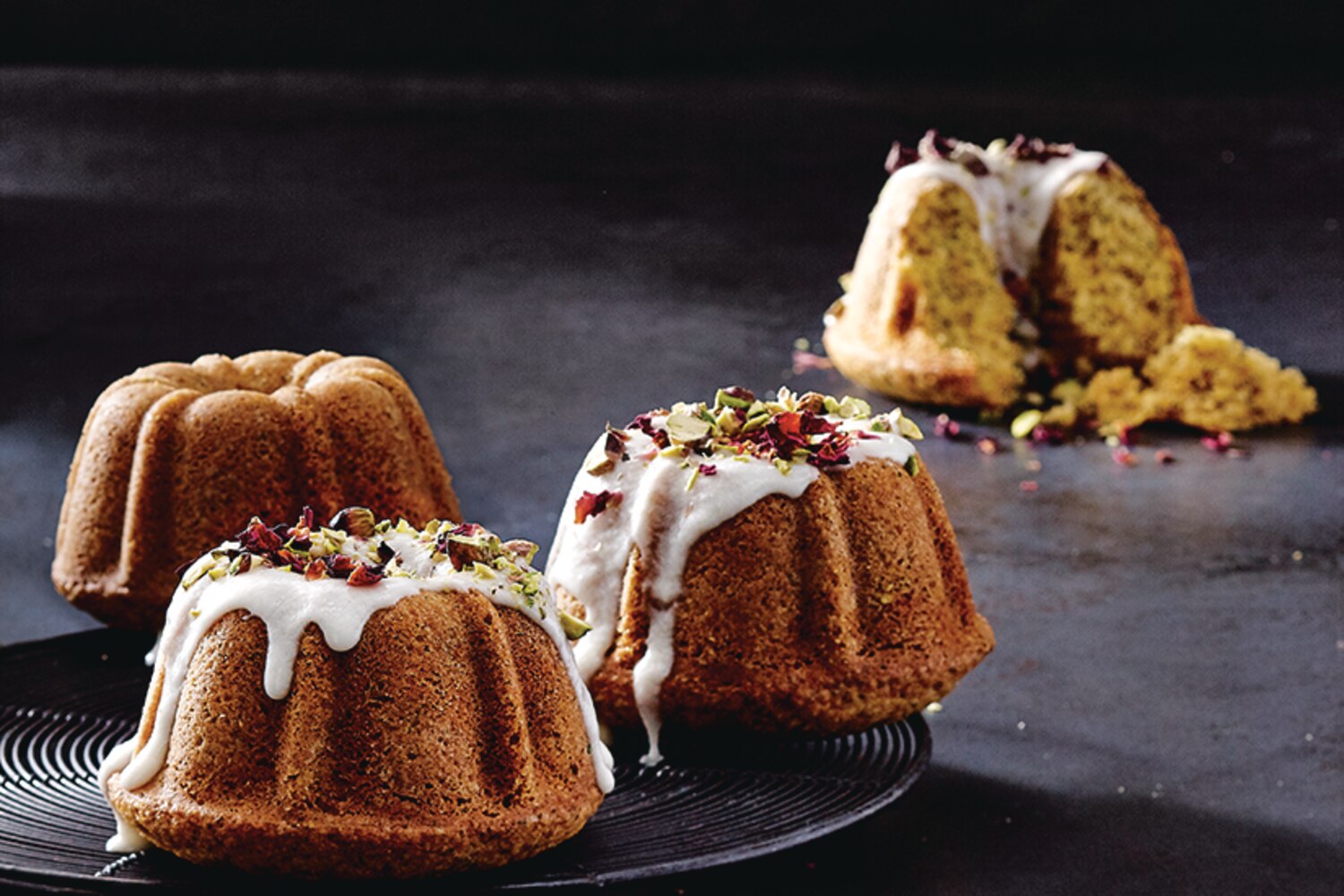 Recipe: Mini Cardamom-Poppy Bundt Cakes | Style at Home