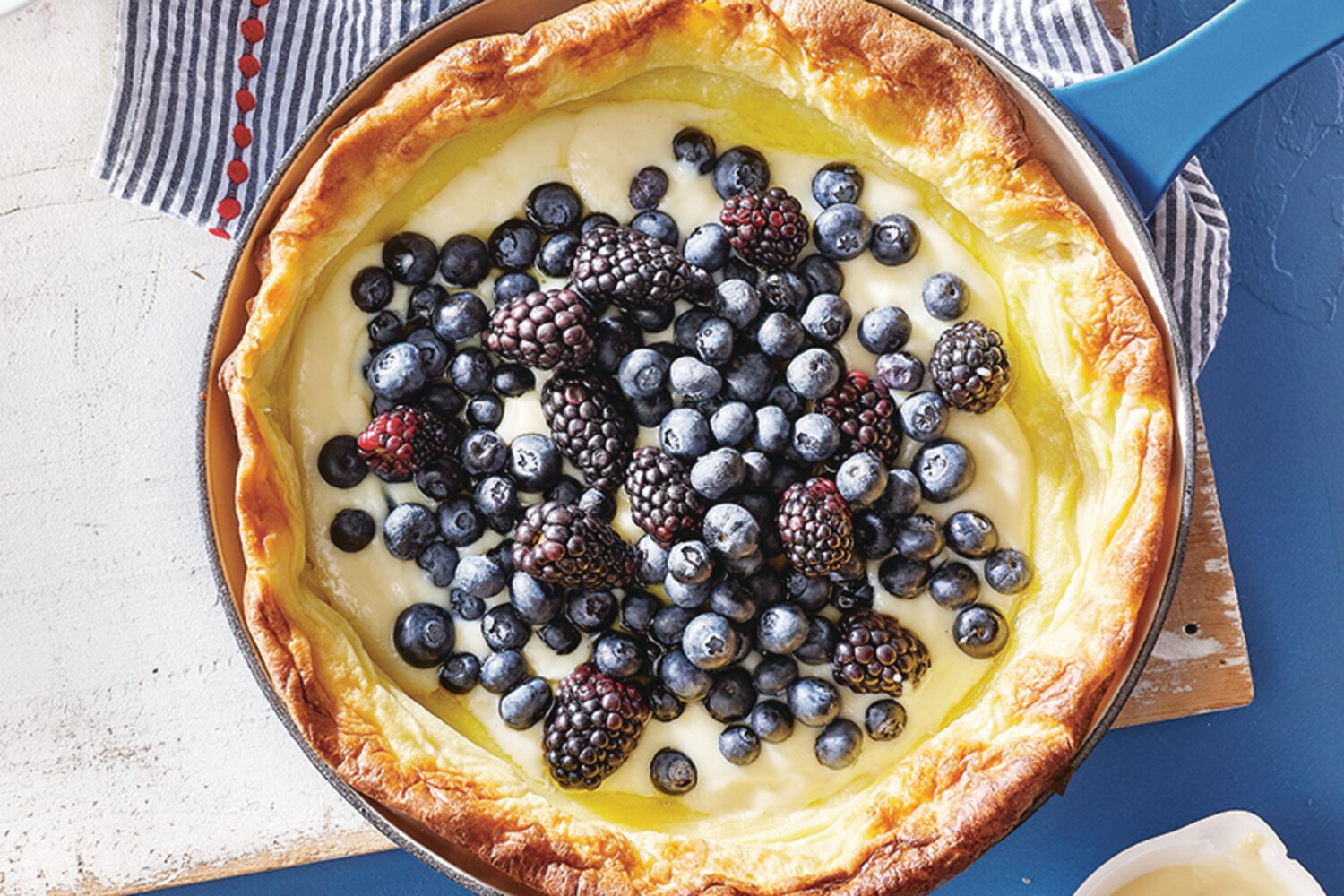 Recipe: Dutch Baby with Custard & Berries | Style at Home
