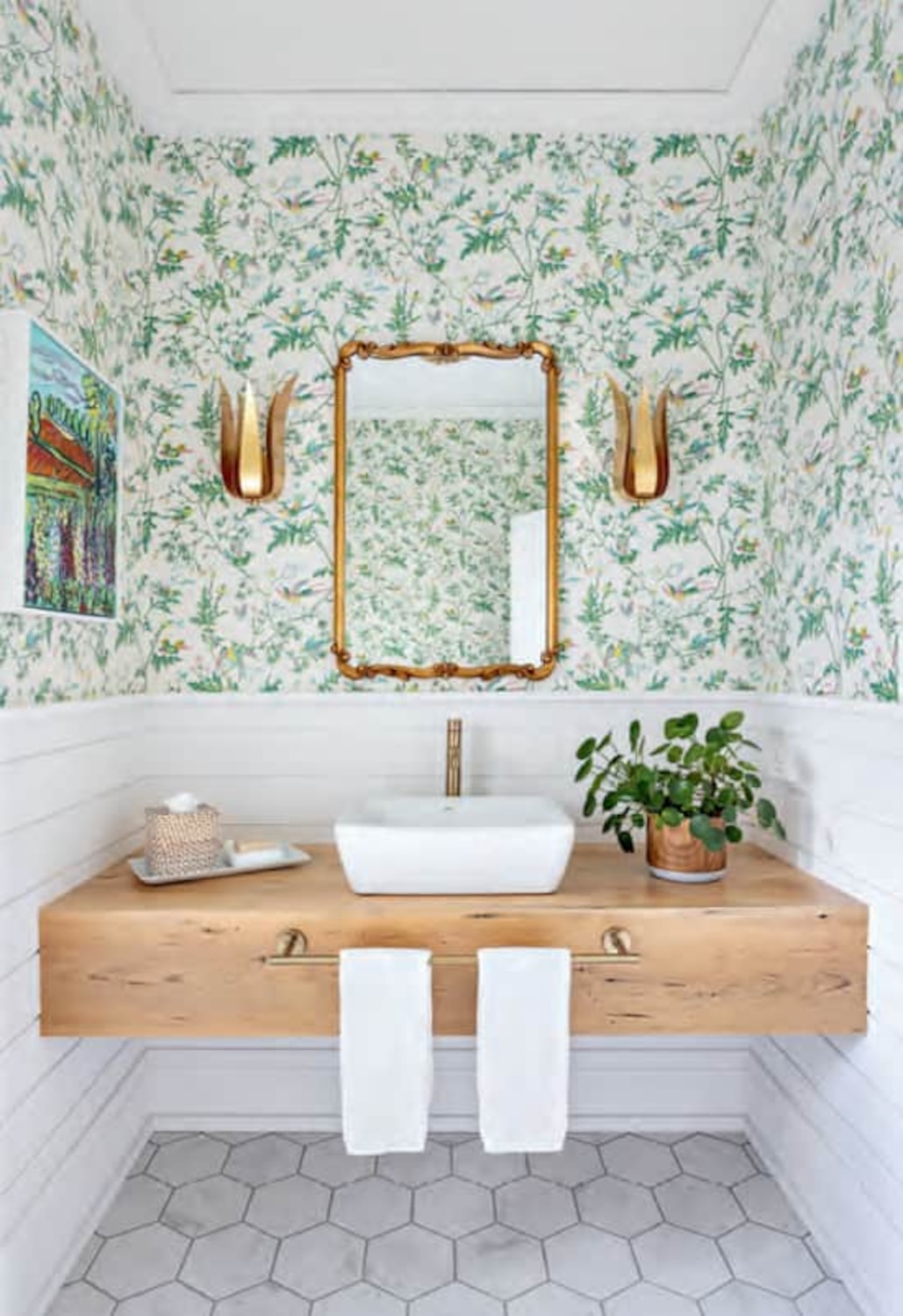 12 Colourful Ideas For A Playful Powder Room | Style at Home