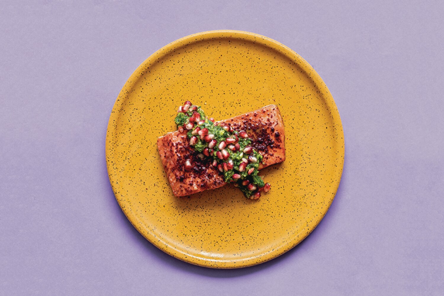 Recipe: Sticky Sumac Salmon with Pomegranate | Style at Home