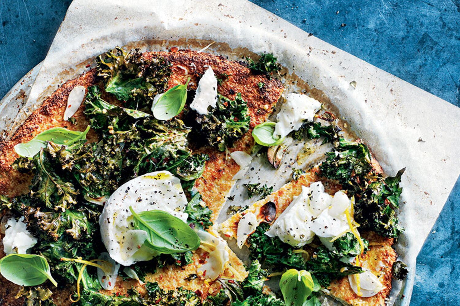 Recipe: Cauliflower pizzas with mozzarella, kale & lemon | Style at Home