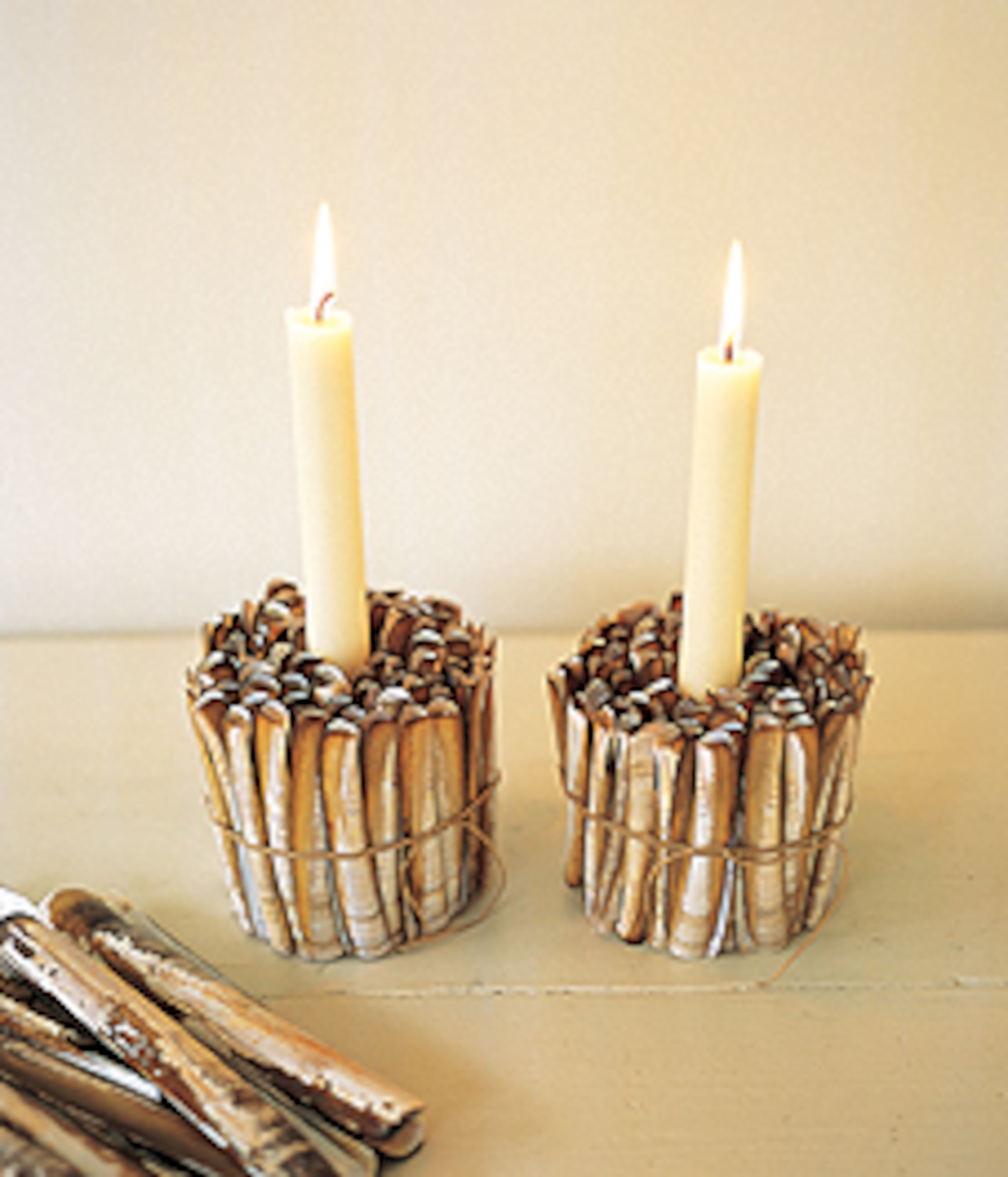Project: Razor shell candleholders | Style at Home