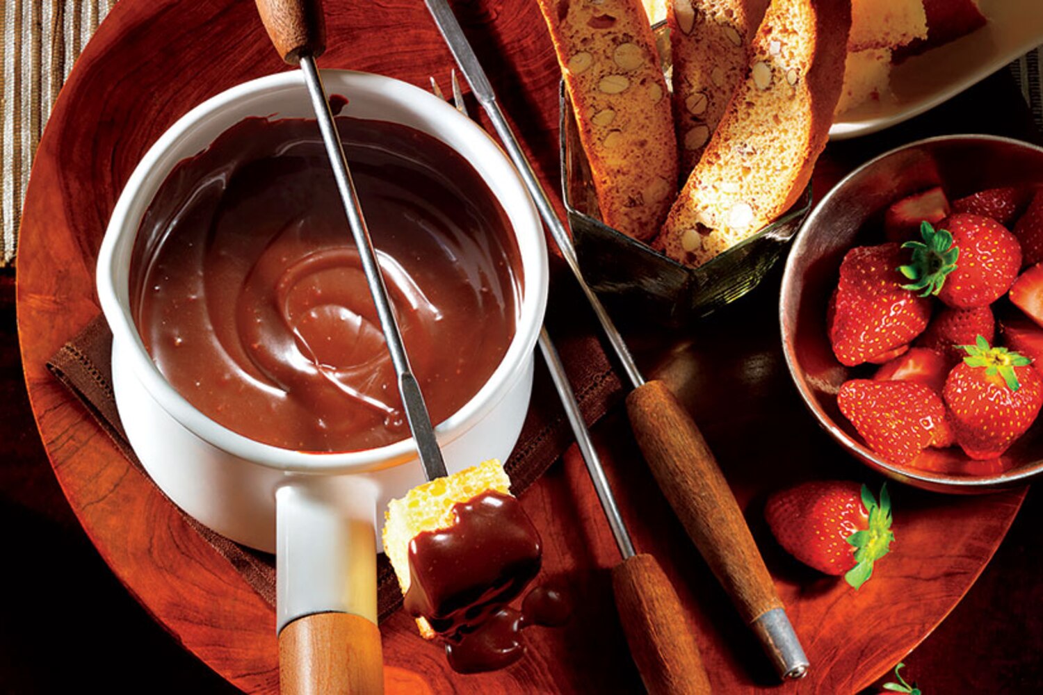 Recipe Chocolate fondue Style at Home