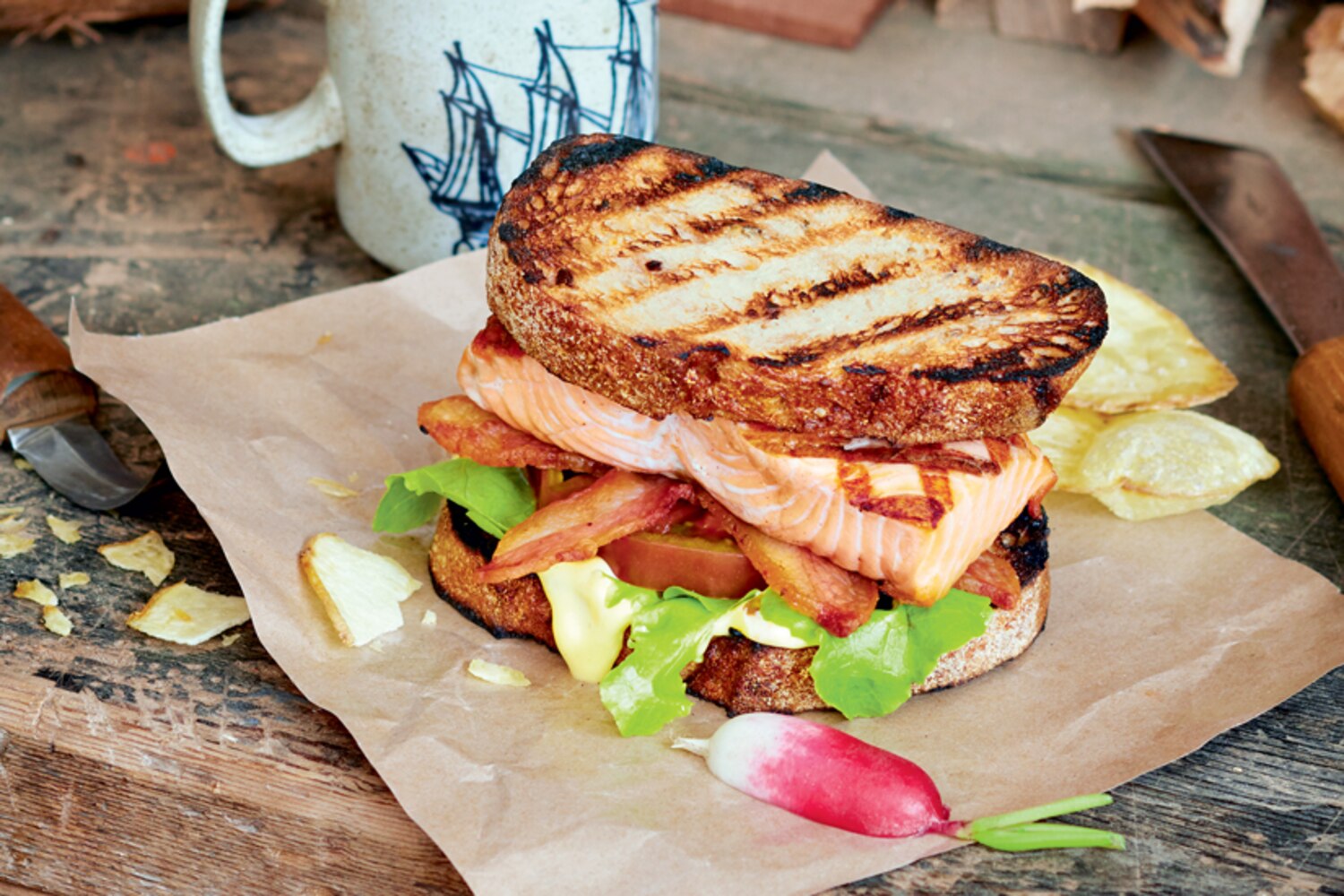 Recipe: Sockeye Salmon "BLT" | Style at Home