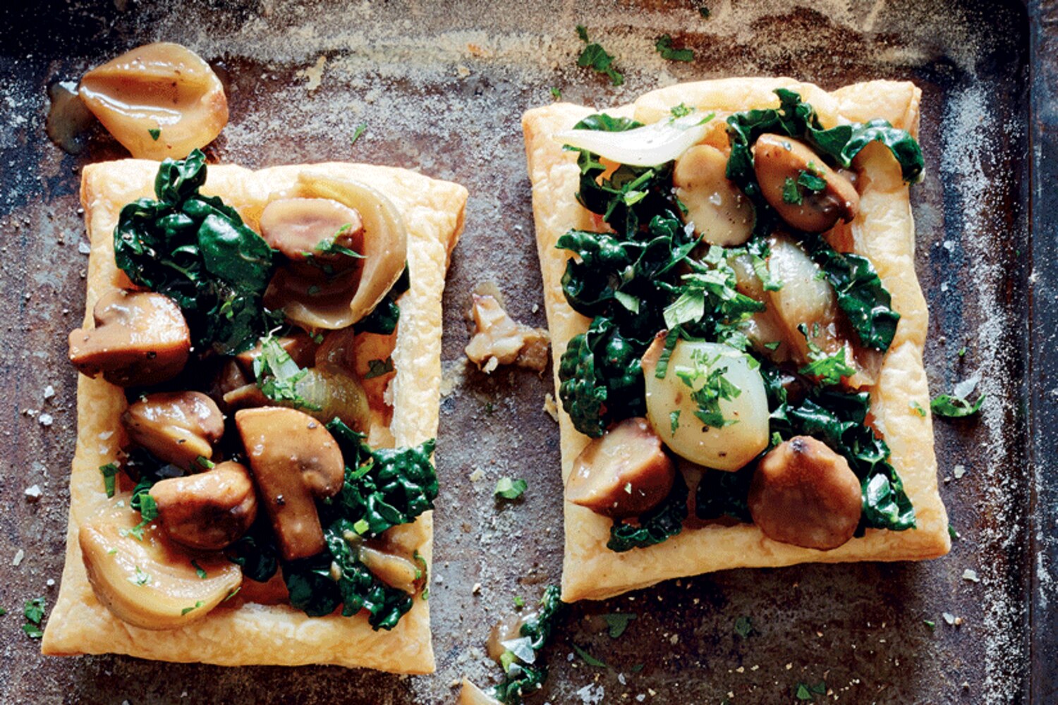 Recipe Chestnut, mushroom and Madeira tarts Style at Home