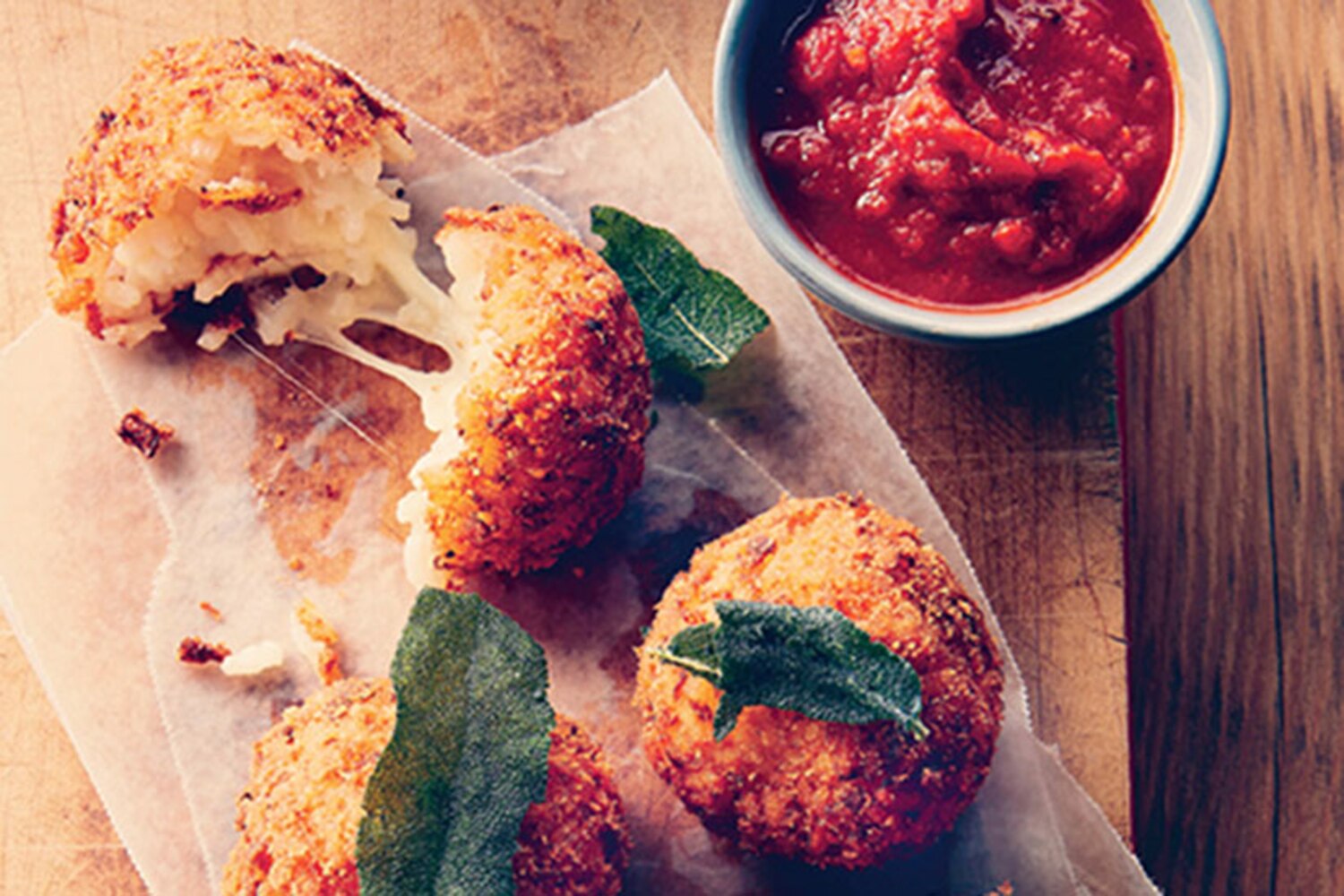 Recipe Arancini with mozzarella Style at Home