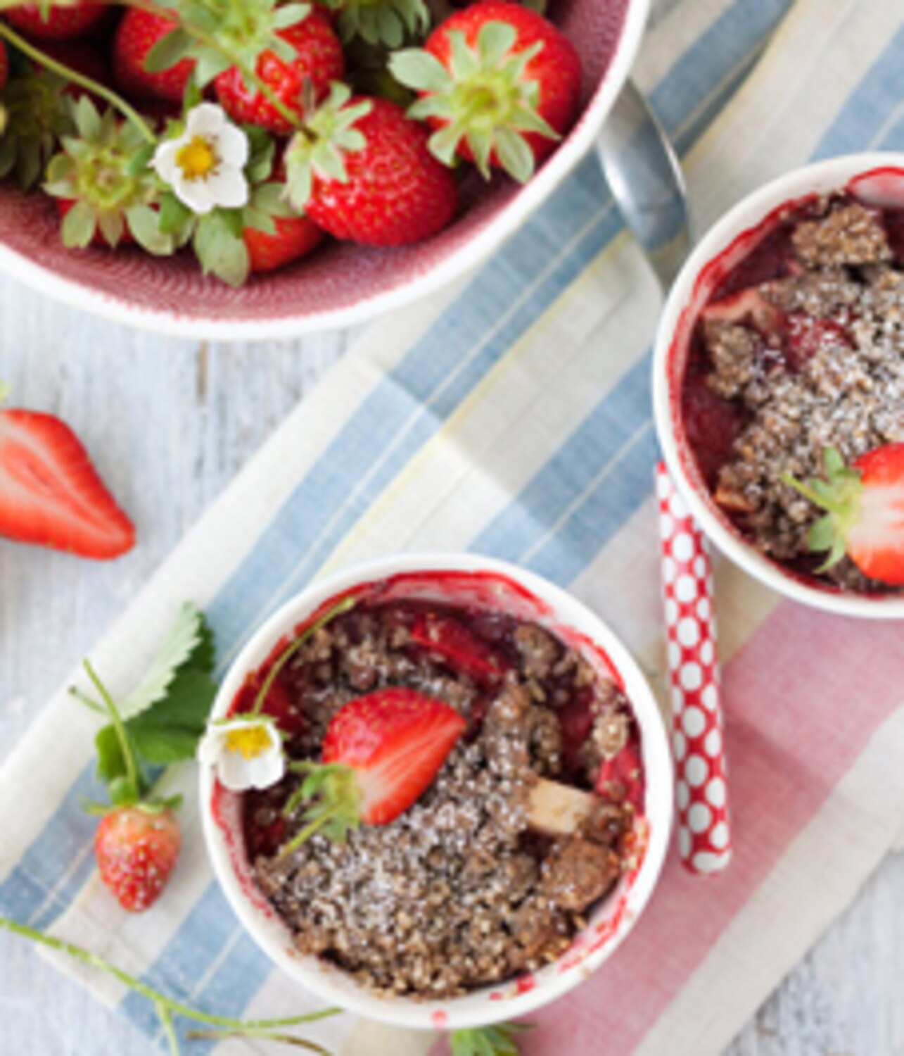 Recipe: Strawberry and apple crumble | Style at Home