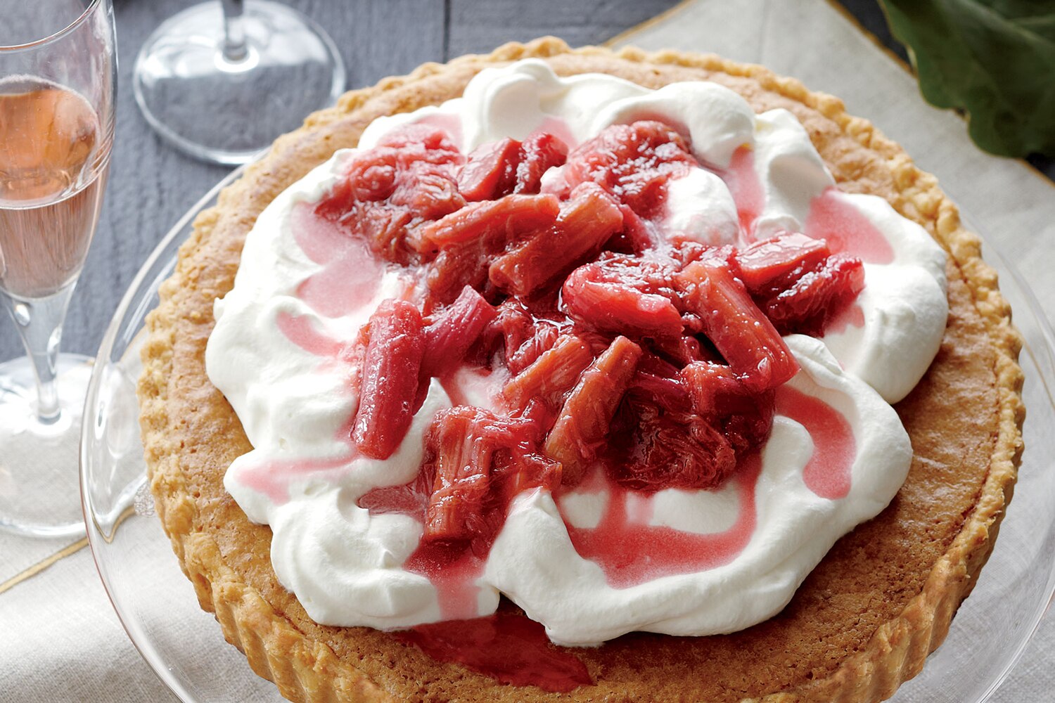 Recipe: Rhubarb frangipane tart | Style at Home