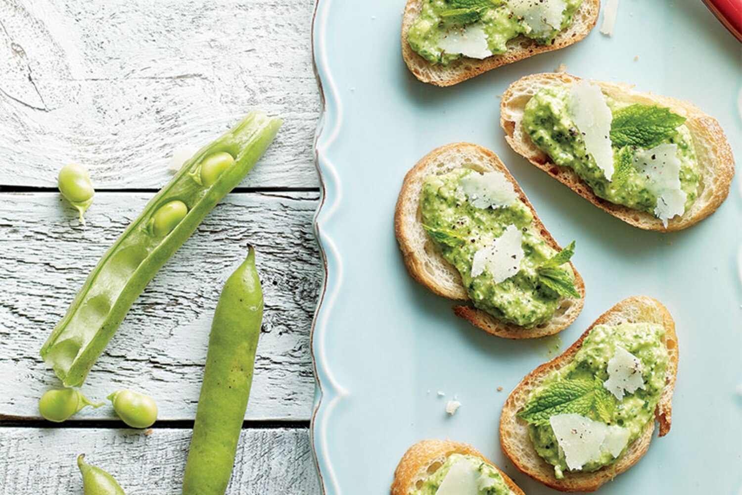 Recipe: Fava bean crostini | Style at Home