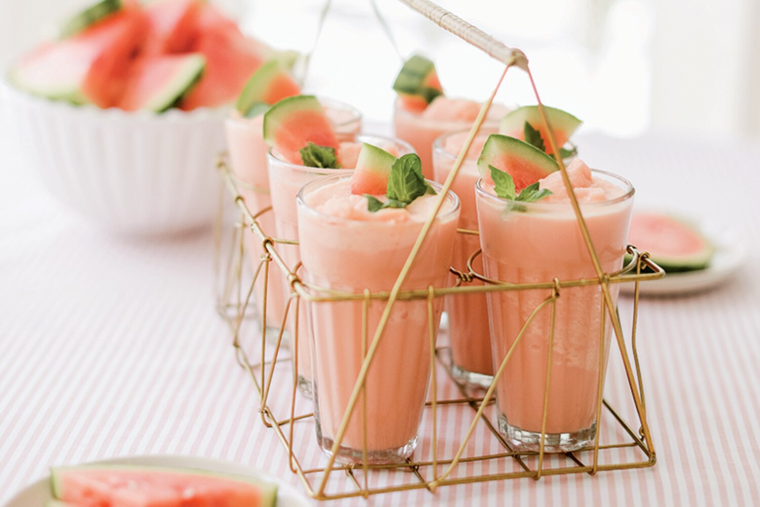 Recipe: Watermelon Basil Slush | Style at Home