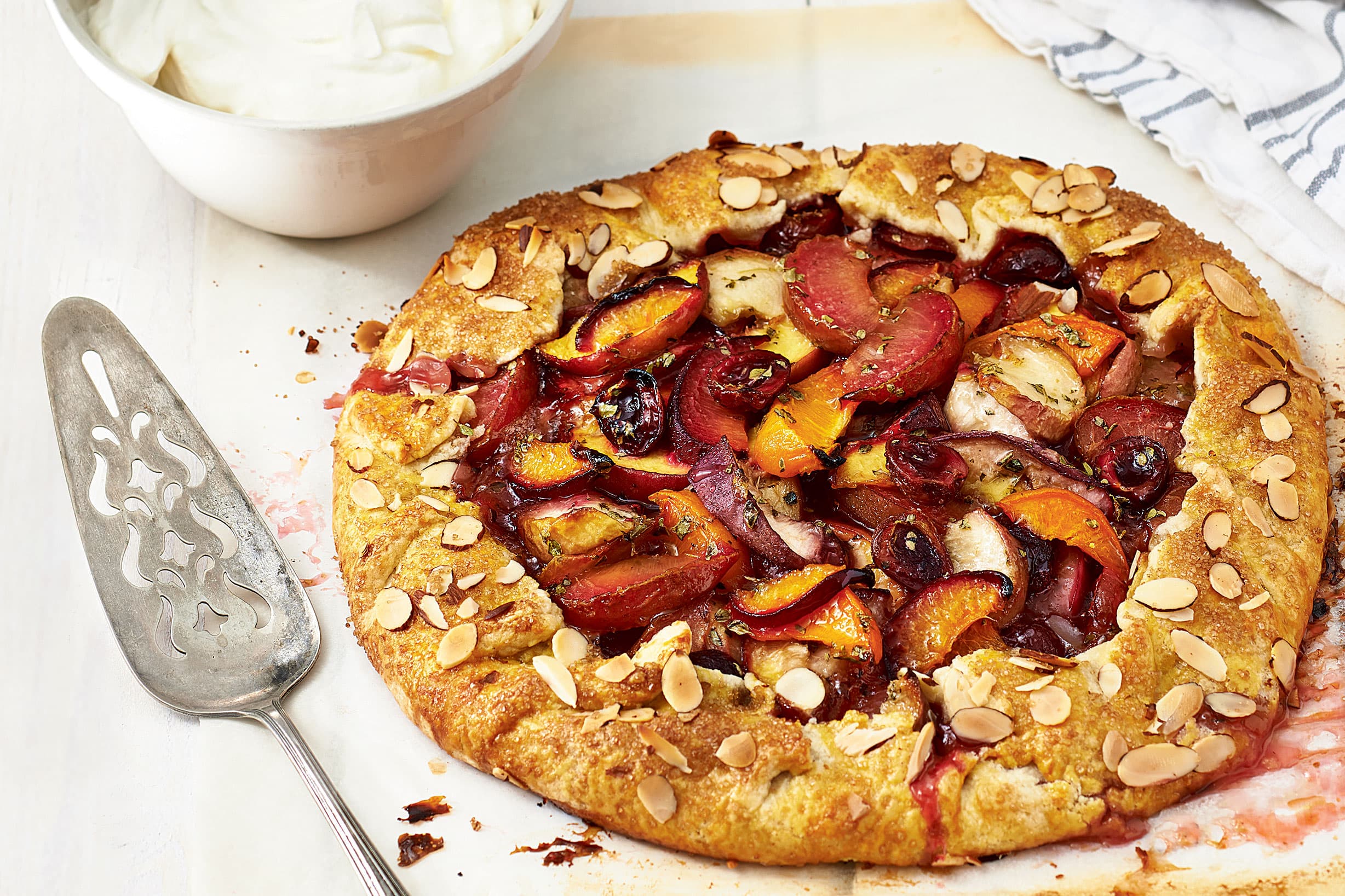 Recipe Stone fruit galette Style at Home