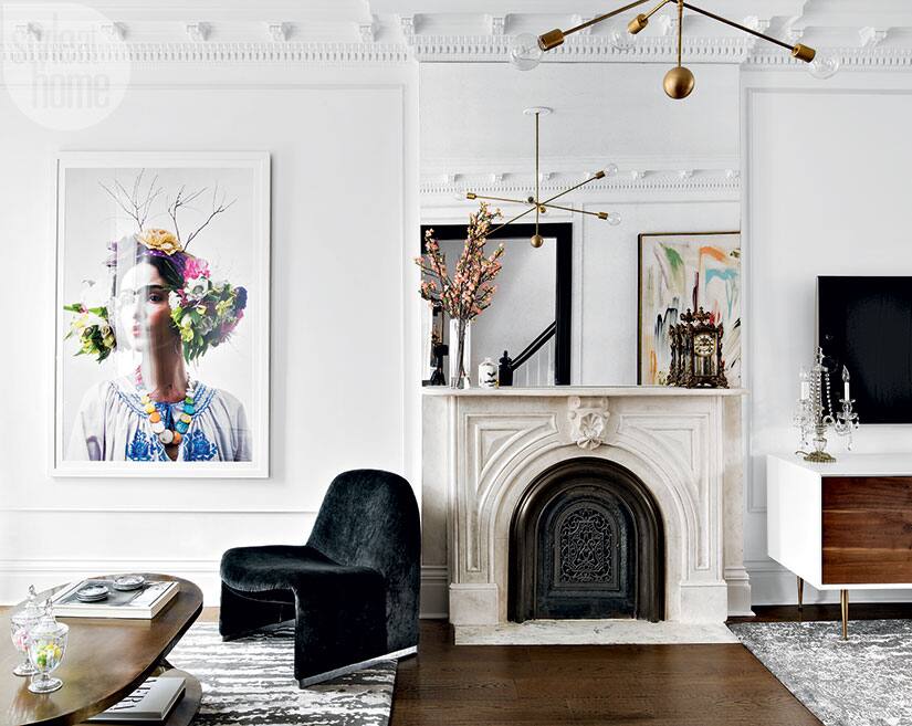 A Brooklyn brownstone gets a glam twist | Style at Home