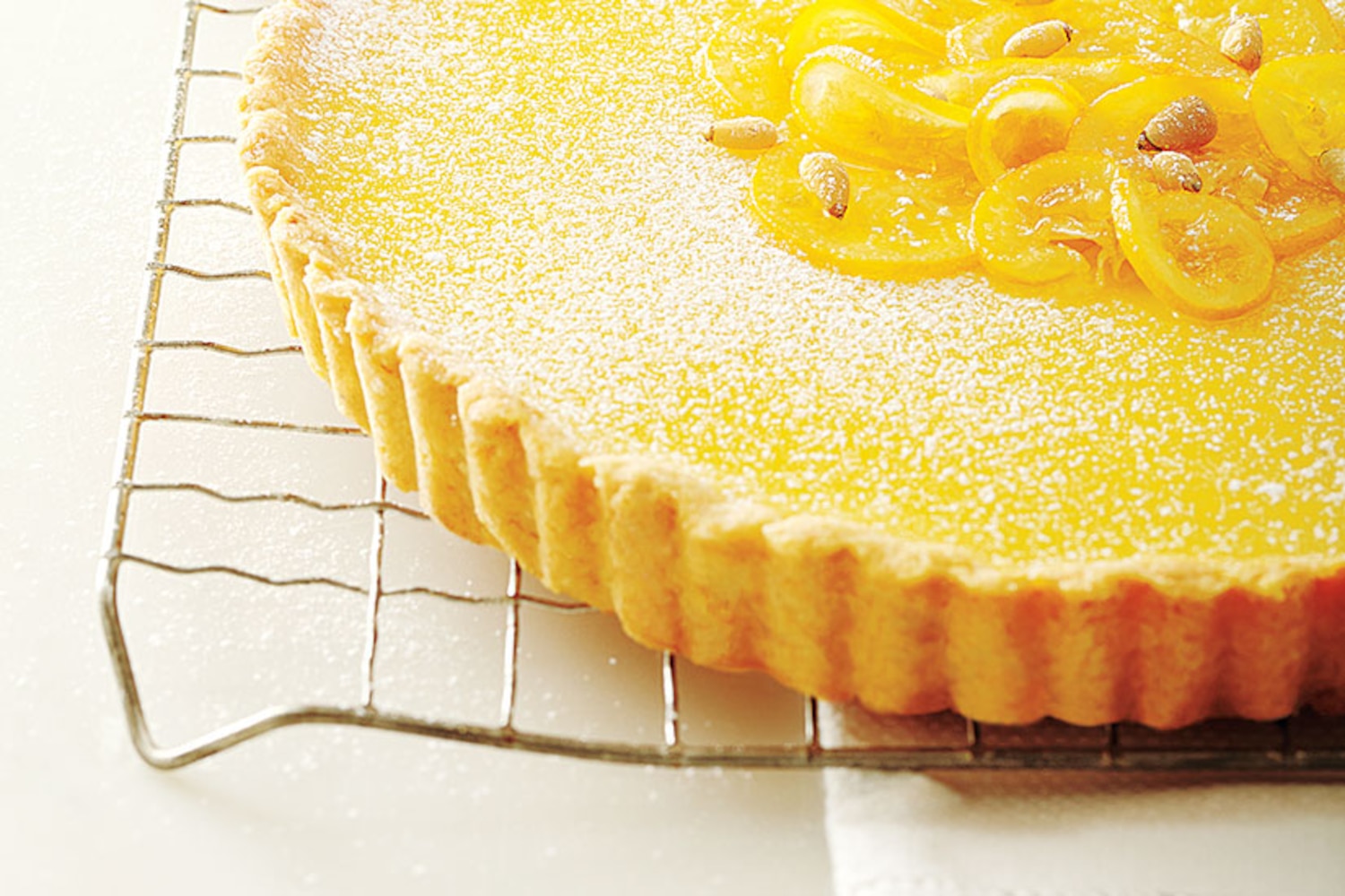 Recipe: Meyer lemon pine nut tart | Style at Home