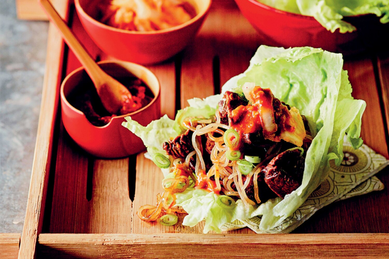 Recipe Beef bulgogi and rice noodle wraps Style at Home