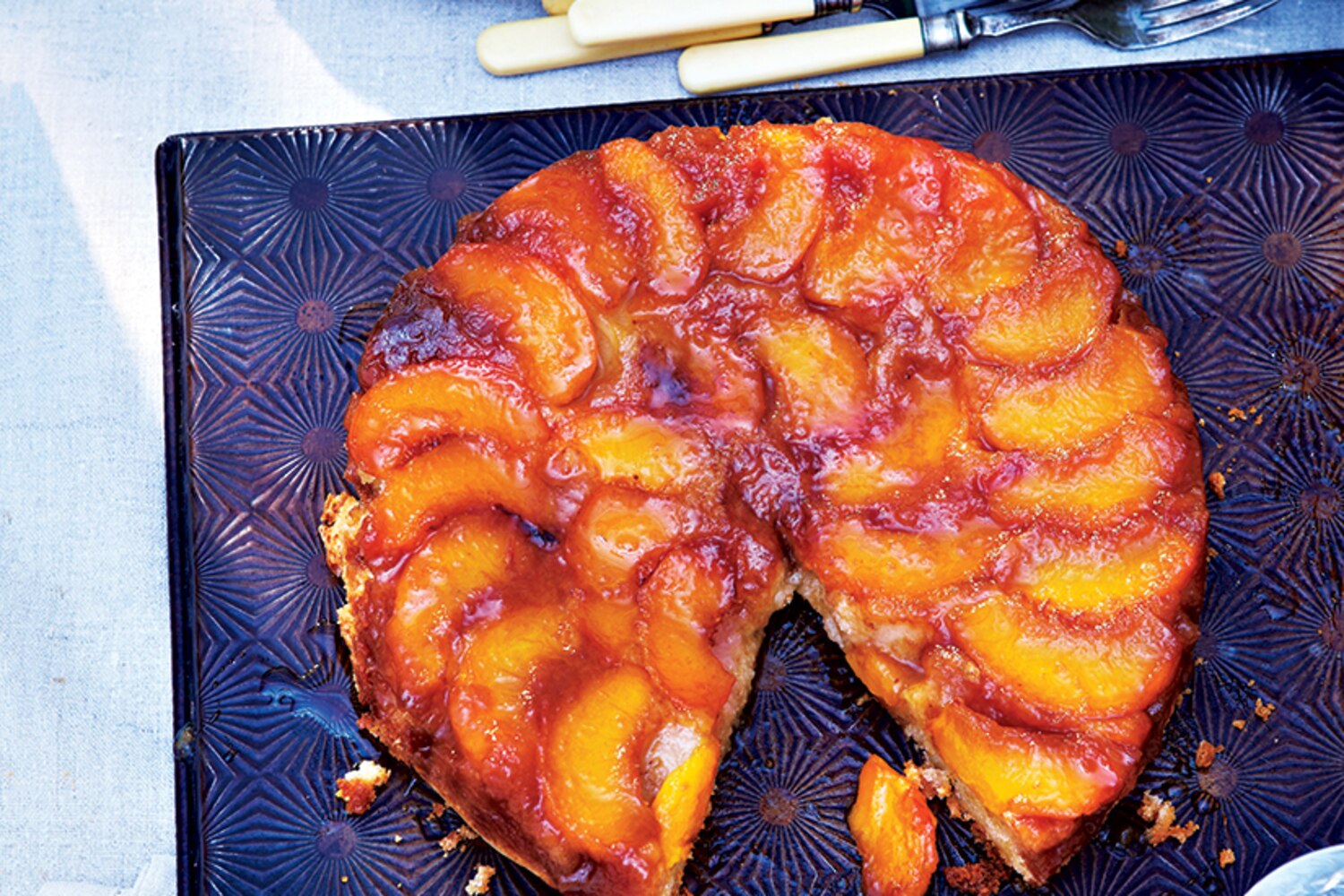 Recipe Peach cake Style at Home