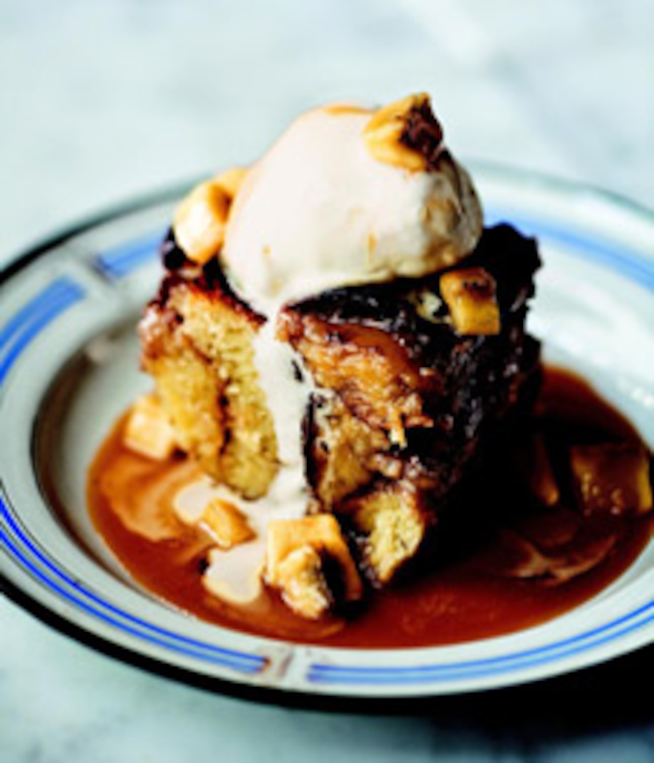 Recipe Banana walnut bread pudding Style at Home