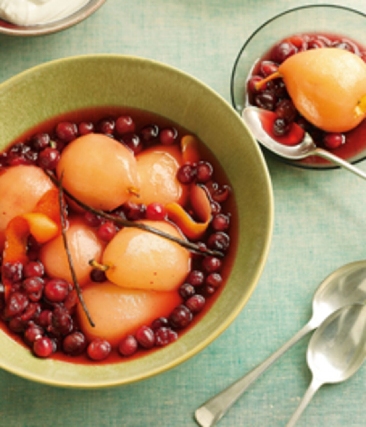 Recipe: Eva Longoria's cranberry-poached pears | Style at Home
