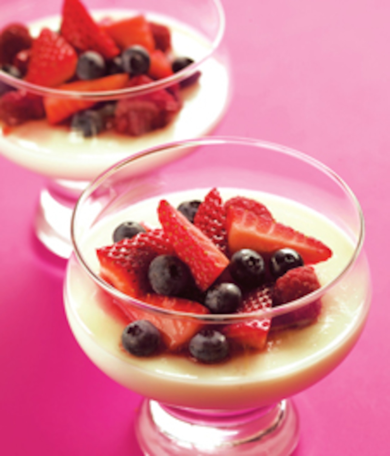 Recipe: Buttermilk panna cotta with berries | Style at Home