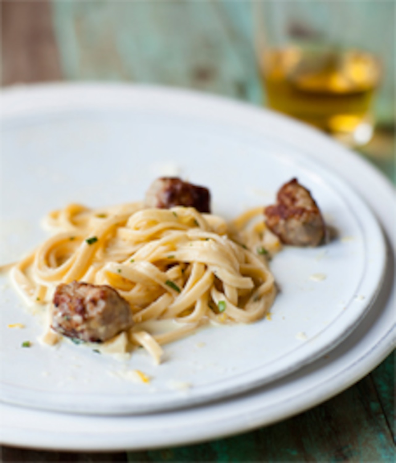 Recipe: Linguine with sausage (and an easy egg sauce) | Style at Home